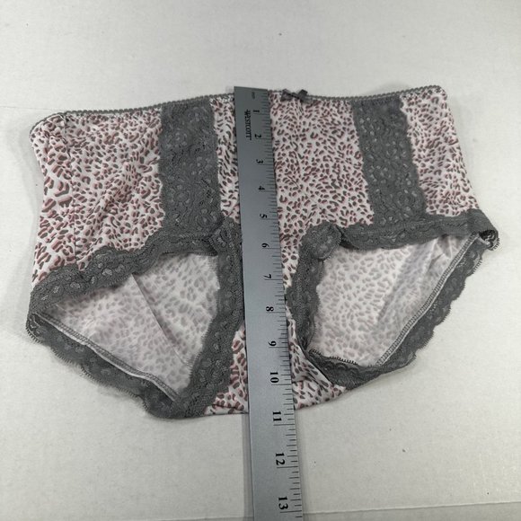 Unbranded Women's Size 7 Panty Brief Hipster Lace Leg Opening Animal Print NWOT - Picture 6 of 7
